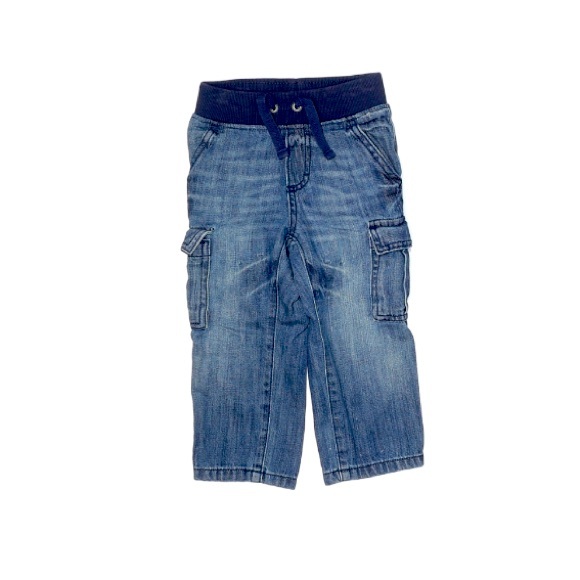 Gymboree Other - Gymboree | Boys Cargo Denim Jeans 18-24 Months